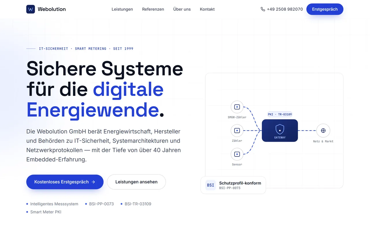 Website-Vorschau: IT-Sicherheit für den Mittelstand